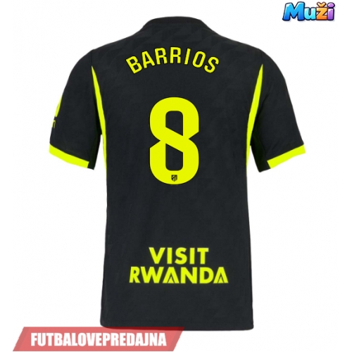 Lacne Muži Futbalové dres Atletico Madrid Pablo Barrios #8 2026-27 Krátky Rukáv - Preč